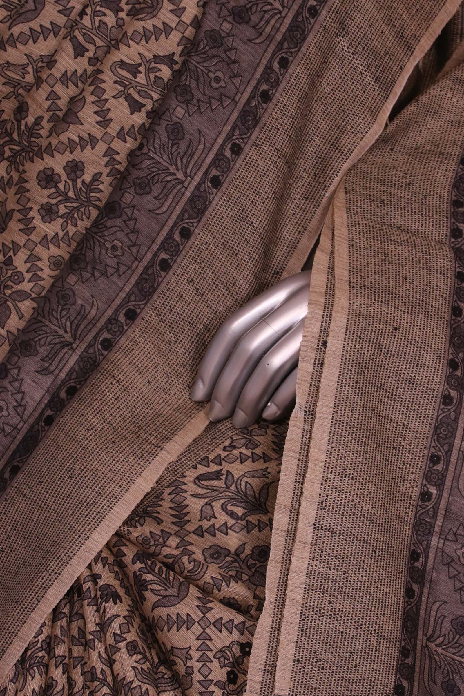 Handloom Pure Tussar Silk Saree AK206845